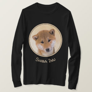 Shiba Inu (Red) Painting - Original Dog Art T-Shirt