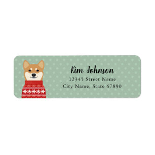 Shiba Inu Return Address Labels