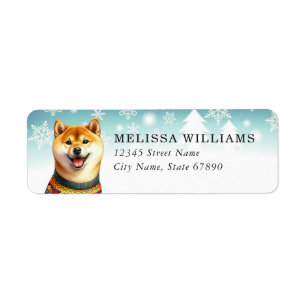 Shiba Inu Return Address Labels
