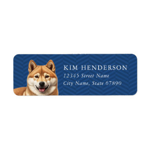 Shiba Inu Return Address Labels