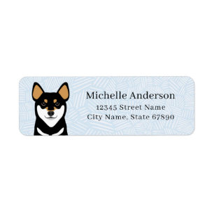 Shiba Inu Return Address Labels