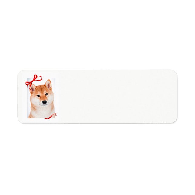 Shiba Inu Return Address Labels (Front)