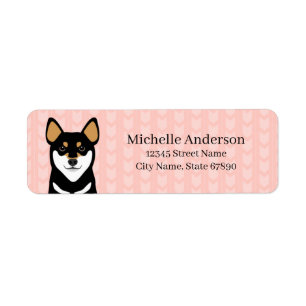 Shiba Inu Return Address Labels