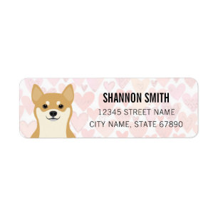 Shiba Inu Return Address Labels