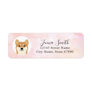 Shiba Inu Return Address Labels