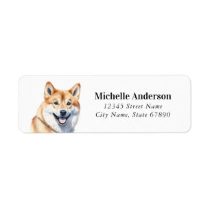 Shiba Inu Return Address Labels