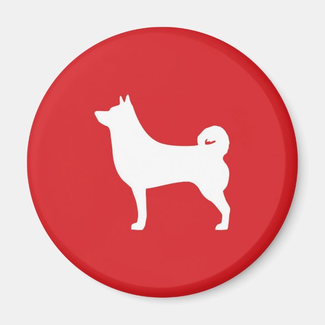Shiba Inu Round Magnet (Front)
