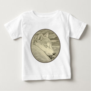 Shiba Inu T-shirt Art Baby's Dog Lover Shirts Gift