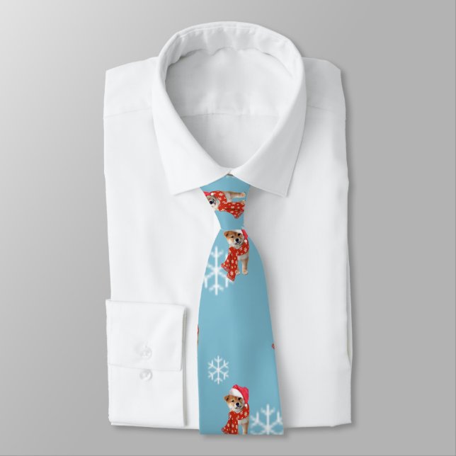 Shiba Inu Tie (Tied)