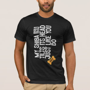 Shiba Inu Tlits head like you do T-Shirt