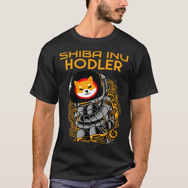Shiba Inu token Crypto Coin Cryptocurrency T-Shirt (Front)