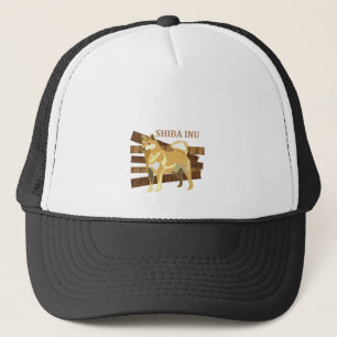 SHIBA INU TRUCKER HAT