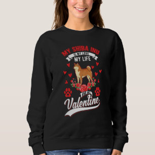 Shiba inu Valentine's Day Japanese Shiba  1 Sweatshirt