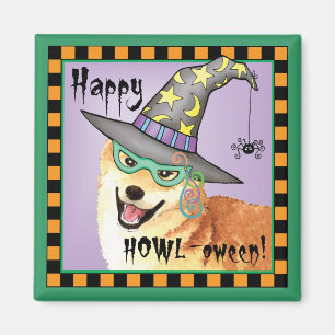 Shiba Inu Witch Magnet