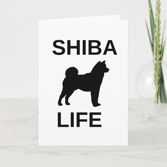 shiba life card (Front)