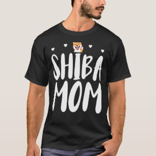 Shiba Mum Funny Shiba Inu Owner Pet Dog Mum T-Shirt