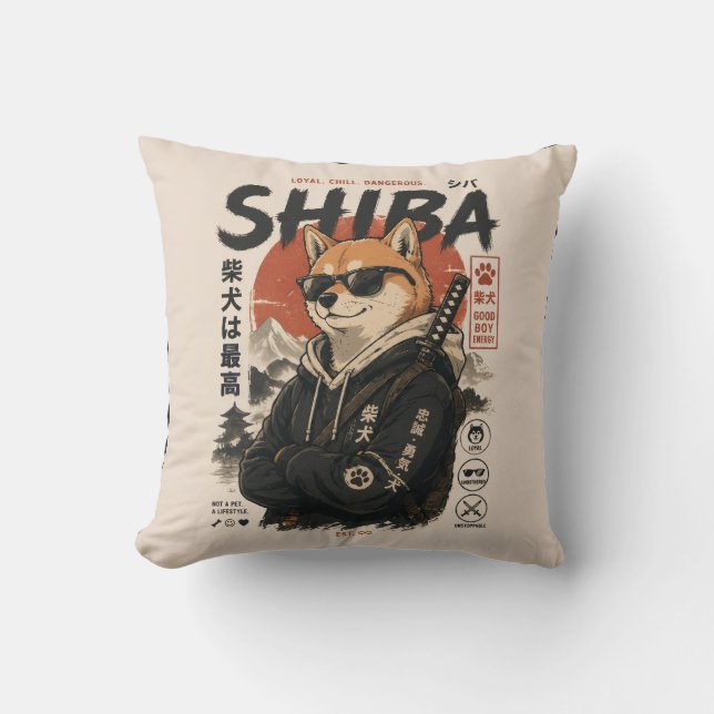 SHIBA THE PROTECTOR CUSHION (Front)