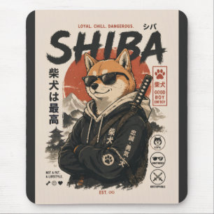 SHIBA THE PROTECTOR MOUSE PAD