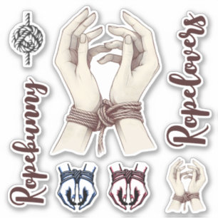 Shibari Sticker Set: Personalize Your Passion