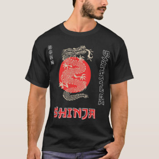 Shibnobi Shinja Crypto Coin with Japanese Dragon T T-Shirt