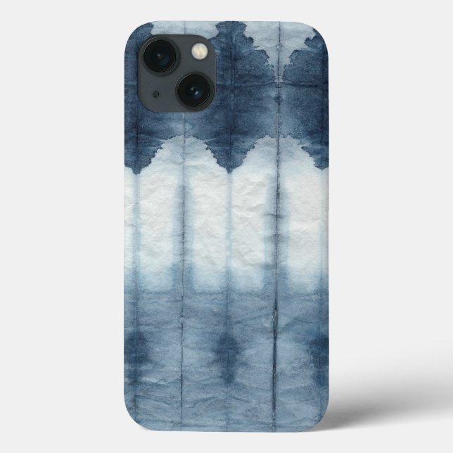 Shibori Indigio Print Case-Mate iPhone Case (Back)