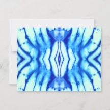 Shibori Tie Dye Post Card