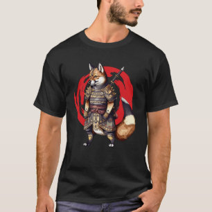 Shibu Inu Samurai Warrior Japanese Zen Buddhism Wa T-Shirt