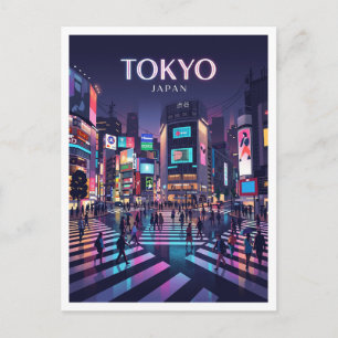 Shibuya Crossing Tokyo Japan Postcard