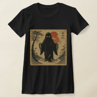 'Shibuya Ghost Rising' – Dark Spirit Art T-Shirt