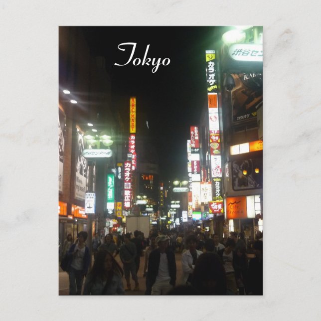 shibuya lights tokyo postcard (Front)