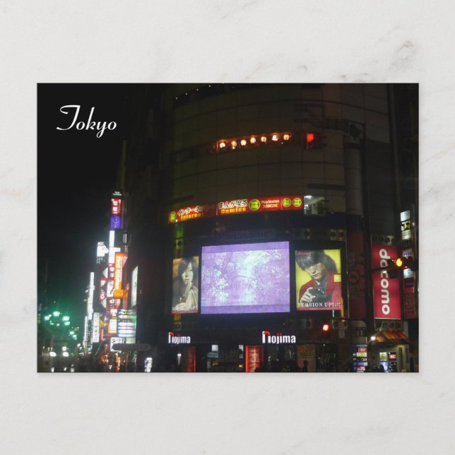 shibuya neon postcard (Front)