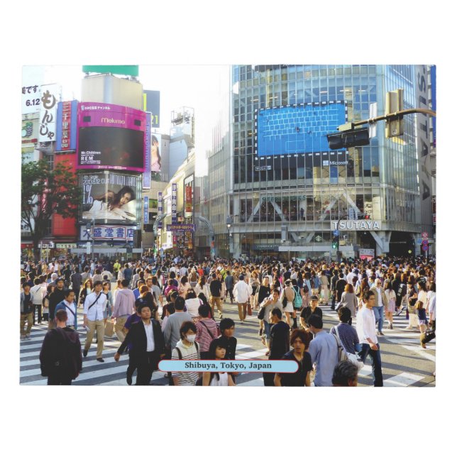 Shibuya, Tokyo, Japan Notepad (Front)