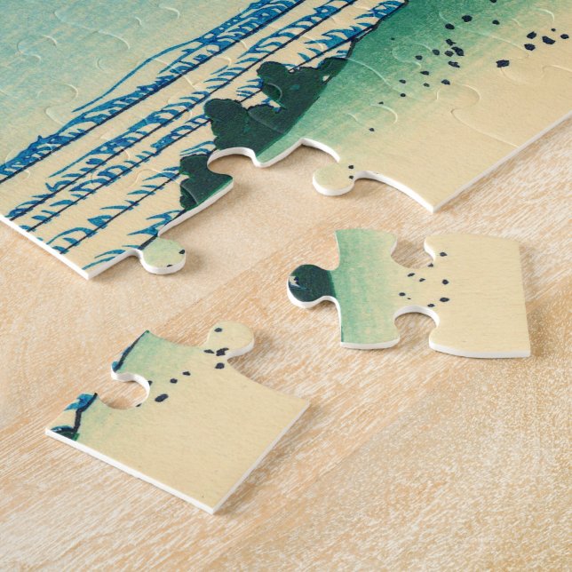 Shichiri beach in Sagami Province Jigsaw Puzzle (Side)