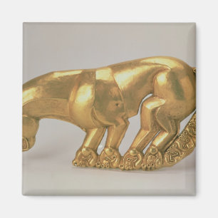 Shield emblem in the form of a panther magnet