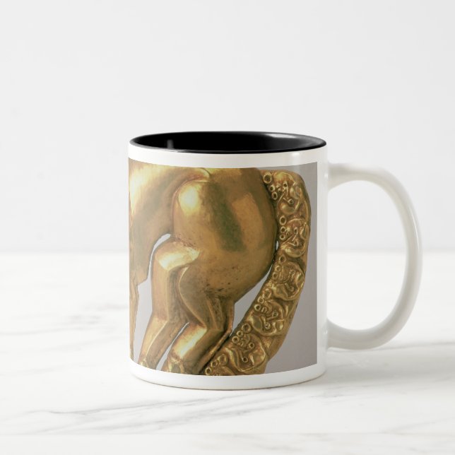 Shield emblem in the form of a panther Two-Tone coffee mug (Right)