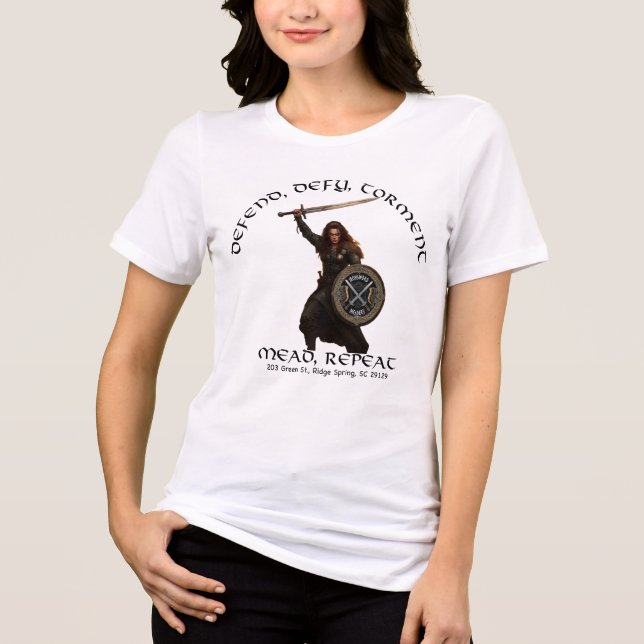 Shield Maiden Special Tri-Blend Shirt (Front)