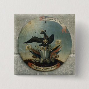 Shield of a Prussian officer, 1764 15 Cm Square Badge