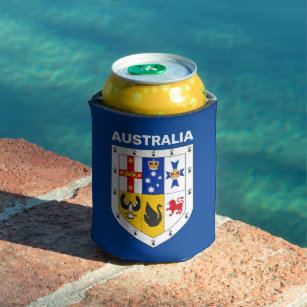 Shield of arms of Australia Can Cooler
