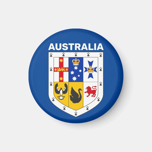 Shield of arms of Australia Magnet (Front)