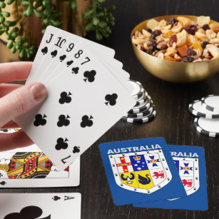 Shield of arms of Australia Playing Cards