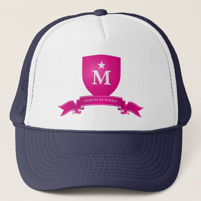 Shield of classic Moderdonia Trucker Hat (Front)
