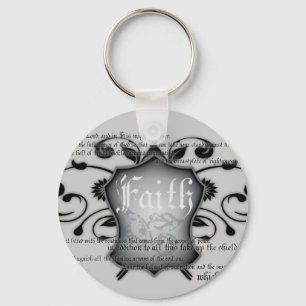 Shield of Faith (armour of God) Christian keychain