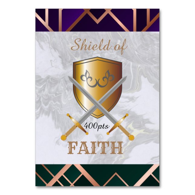 Shield of Faith Game Card (Back)