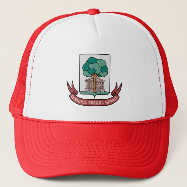 Shield of Guernica or Gernika - Basque Country, Trucker Hat (Front)