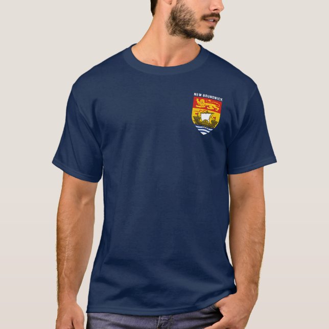 Shield of New Brunswick, Canada T-Shirt (Front)