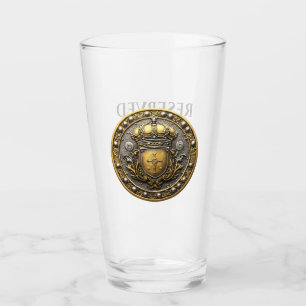 Shield   RESERVED   Personalised 16oz Libbey Pint  Glass