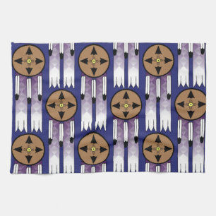 Shield Swatch Tea Towel
