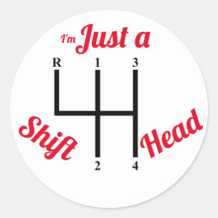 Shift Head - Manual Stick Shift Sticker