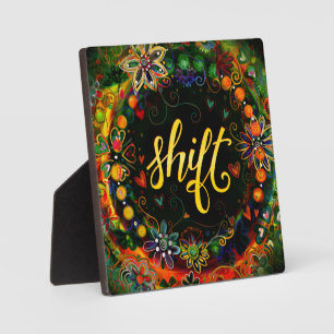 “Shift'’ ONE WORD Inspirivity Plaque