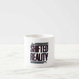 Shifted Reality - Glitch in the Timeline Espresso Cup